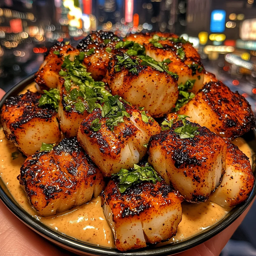 Paprika Lime Cod Cubes with Smoky Mayo