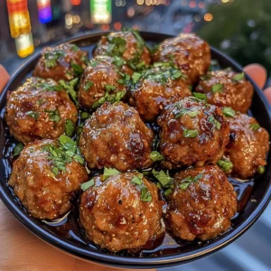 Sweet Chili Meatballs with Lime Glaze