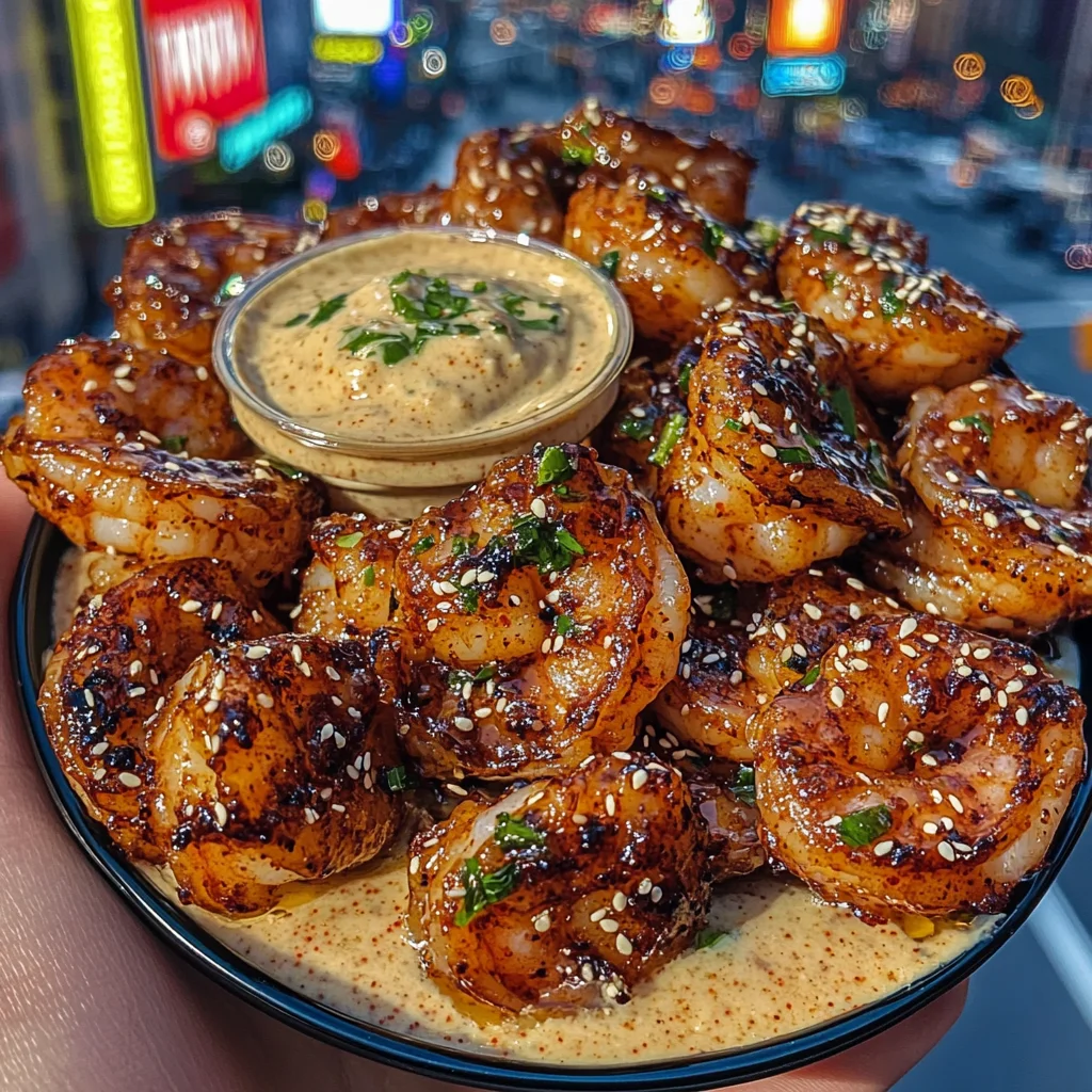 Sweet Chili Shrimp Bites with Sesame Lime Dip