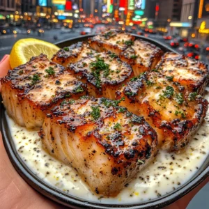 Zesty Garlic Fish Cubes with Lemon Yogurt