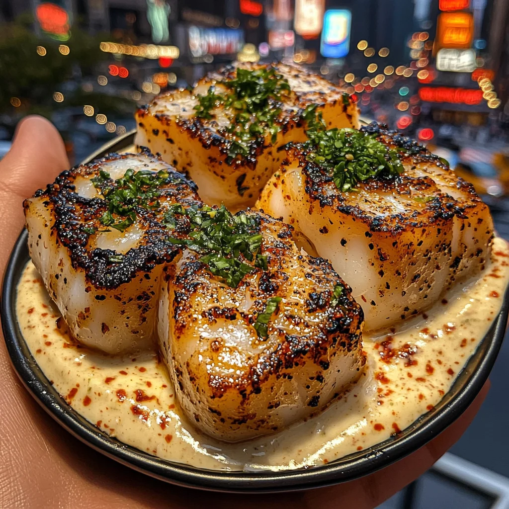 Zesty Lime Cod Cubes with Chili Mayo