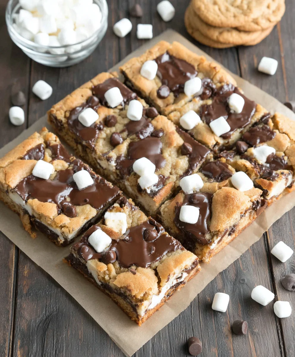 S’mores Cookie Bars: A Deliciously Chewy Treat